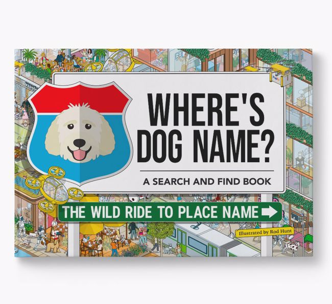 Personalised Goldendoodle Book: Where's Dog Name? Volume 3